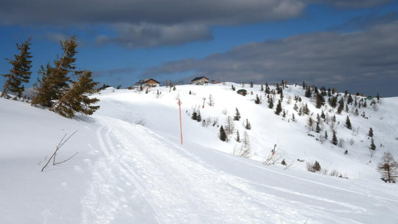 letzte Querung (1585m) zum Feuerkogel