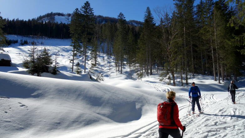 Variante, hier 930m links abzweigen