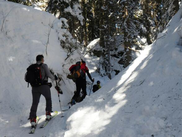 In der &quot;eisigen&quot; Höll um 1265m