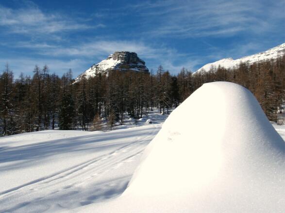 Burgstall um 1684m, Eisernes Bergl im Blick