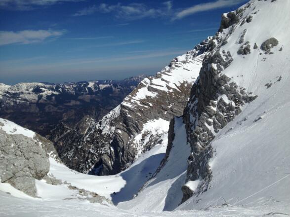 Blick zurück zur Welser Hütte
