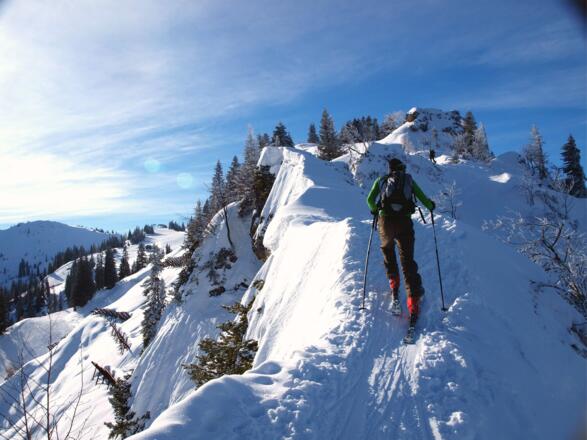 Am Nordgrat zum Benn Nock um 1450m