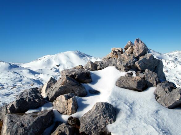 Totengrabengupf 1.782m mit Rückblick zum Kesselkogel