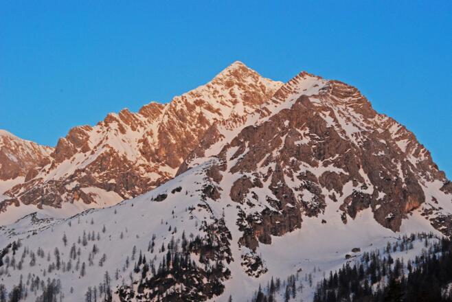 Winterliche „Morgenröte“ am Gr. Priel