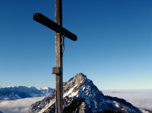 Steineck 1418 m mit Traunstein