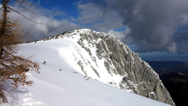 Alberfeldkogel mit Europakreuz 1.707m