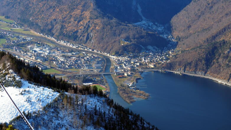 Traunmündung in Ebensee