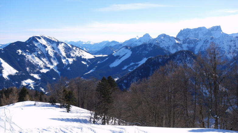 1538m Blick zum Maiereck bis Buchstein