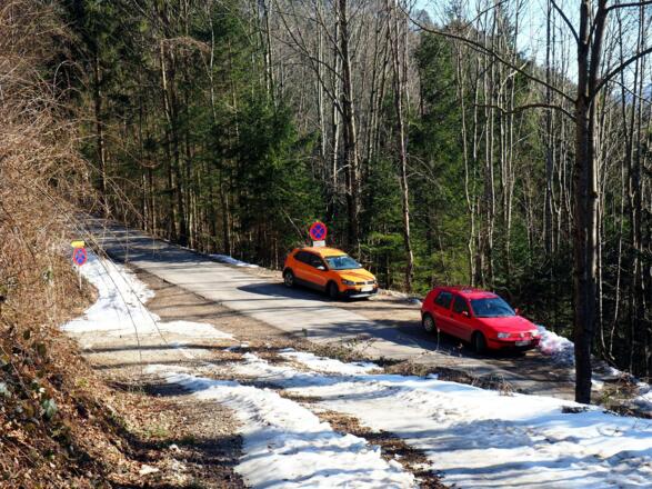 Parkplatz 520m am Güterweg Kochlöffel