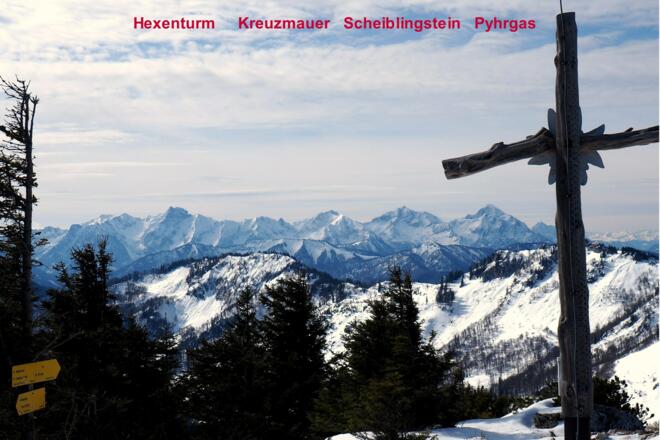 Hallermauern vom Hühnerkogel 1474m