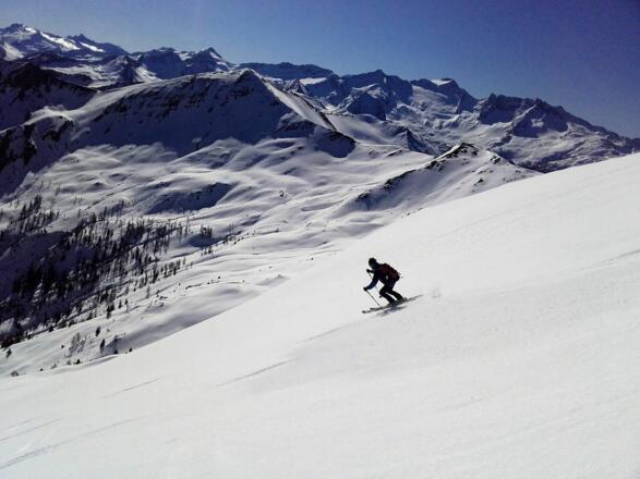 Abfahrt vom Finsterkopf