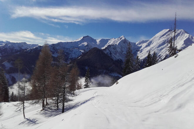 Skitour zur Bergstation Panoramabahn