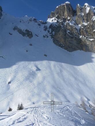 Höllwand Nordkar vom Schoberrücken