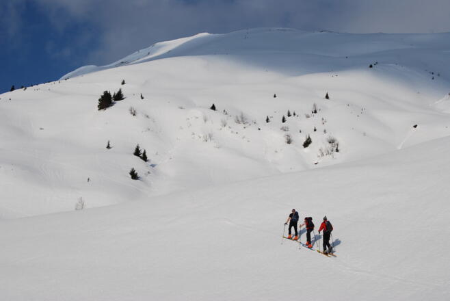 Aufstieg auf den Frauenkogel