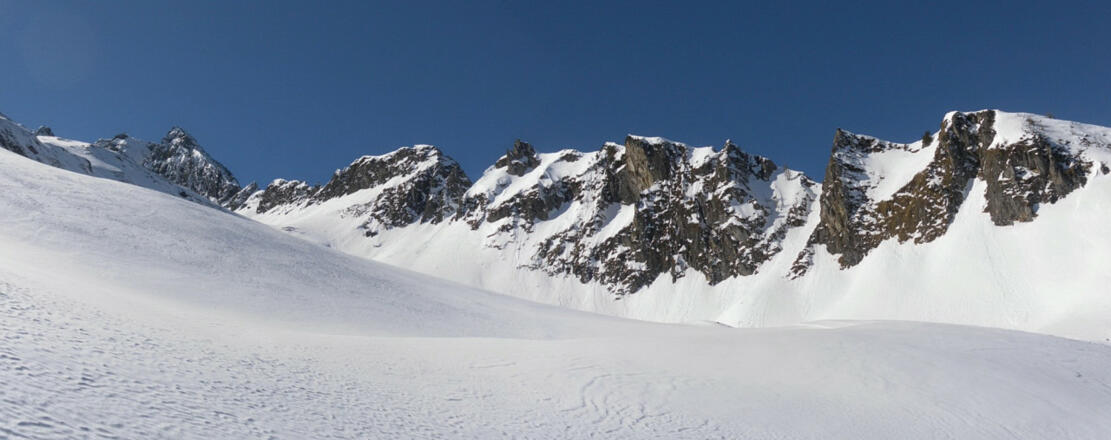 Nordkar mit westlicher Felsbegrenzung