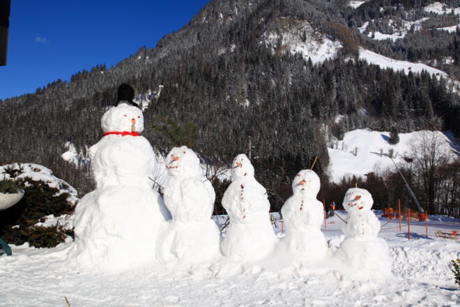 Schneemannfamilie