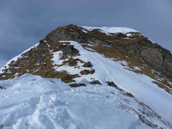 Gipfelanstieg zu Fuß