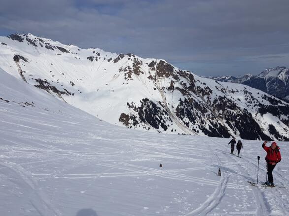 Angenehm baumlose Hochfläche