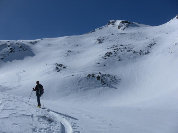 Über der Grünen Lacke der Schwarkopfgipfel
