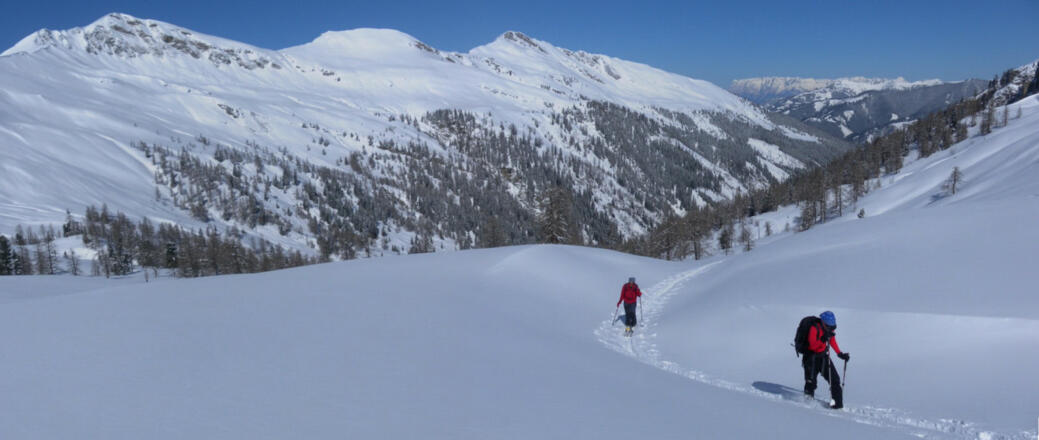 im Nordar mit Blick zu Kreuzkogel und Arappkopf