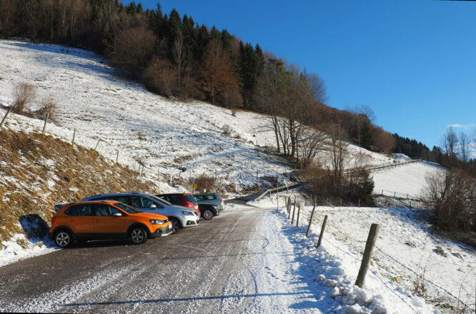 Oberer Parkplatz Kogler, 660m