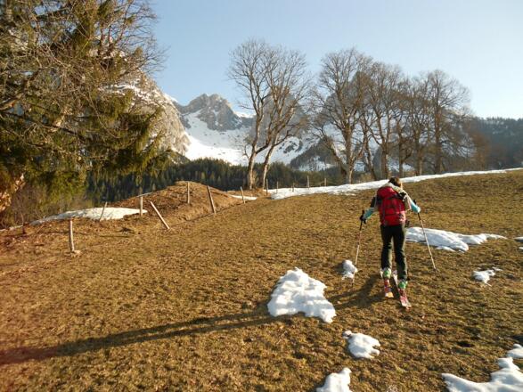 Kurz unterhalb des GH Mahdegg