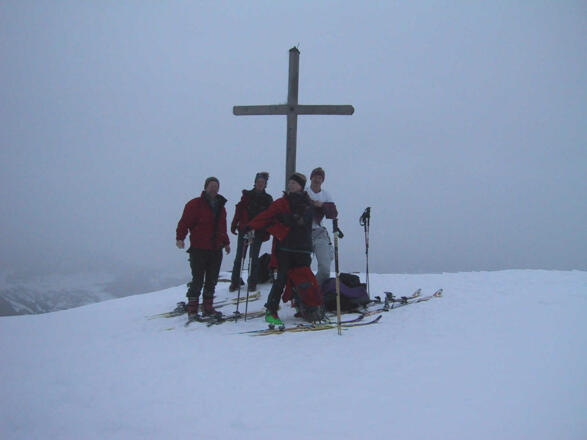 Anthaupten, bei gutem Wetter schöne Sicht zum Bernkogel