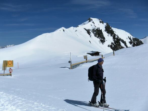 Hirschkarspitze aus der Kleinen Scharte