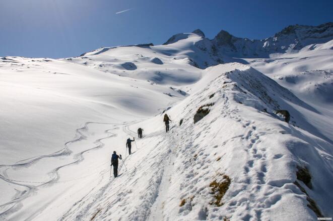 Moräne im Aufstieg zum Gabler