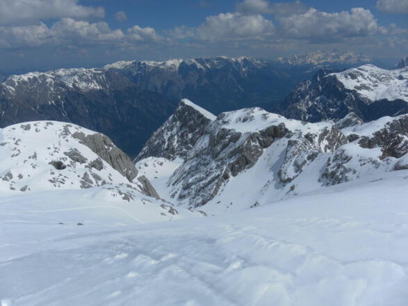 Gipfelblick ins Anstiegstal