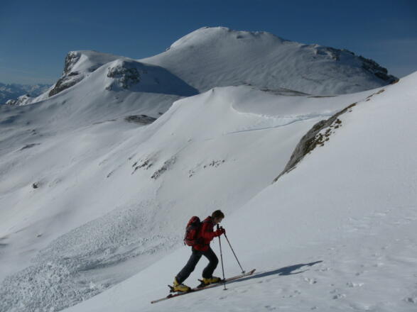 Eiskogel aus dem Muldenanstieg