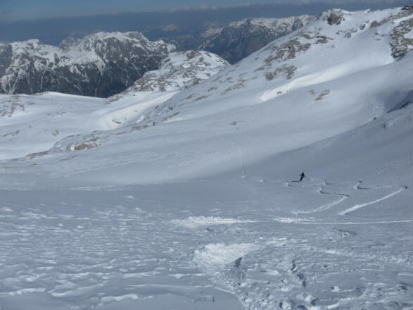 Einfahrt in die Übergossene Alm