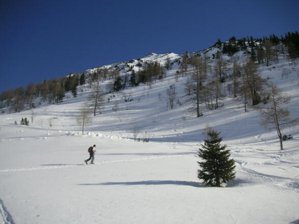 Einstieg in den Westhang