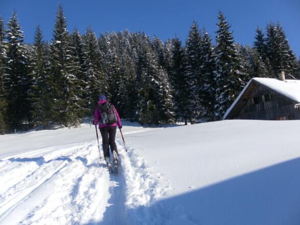 Ausgangspunkt am Pass Gschütt