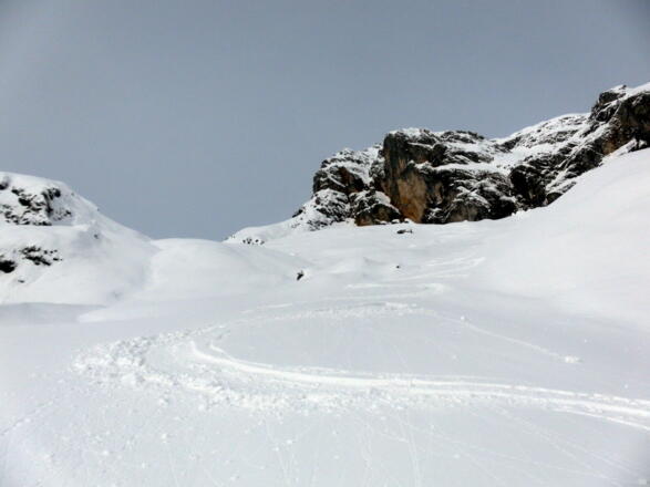 herrliche Abfahrtshänge