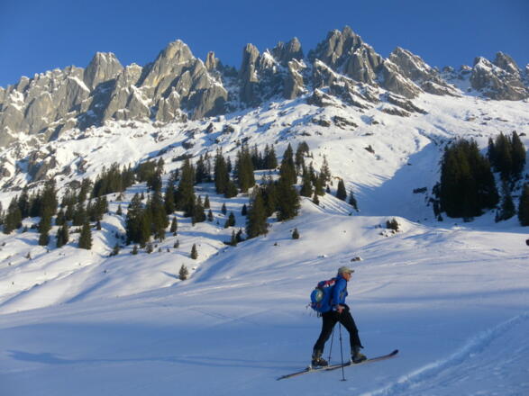 Mandlwände vom Mitterbergsattel