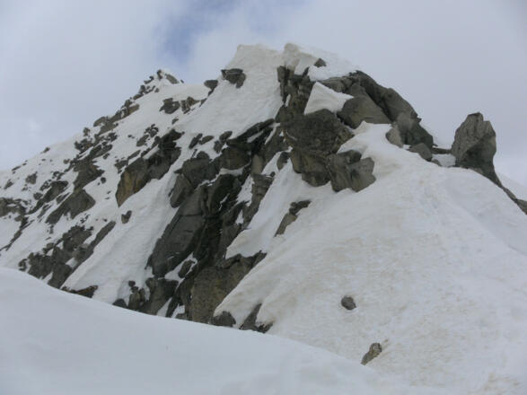 Gipfelgrat vom Skidepot