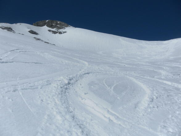 Schartenhang zum Brandhorn links