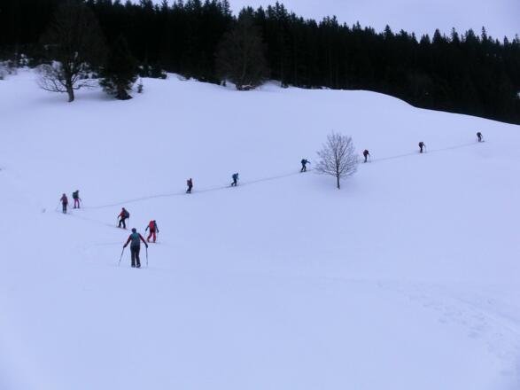 Anstieg aus dem Talschluss