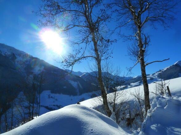 Anstieg mit Schwarzachergraben