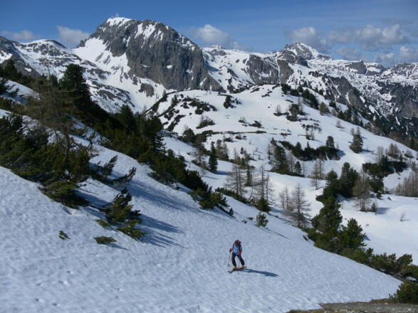 Permuthwand und Faulkogel über Scheibenkogel