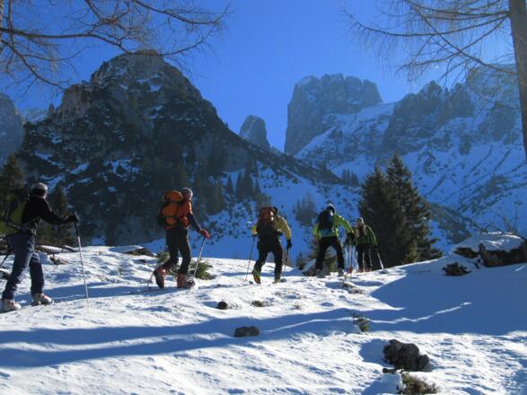 Die Bischofsmütze vor uns in Sicht
