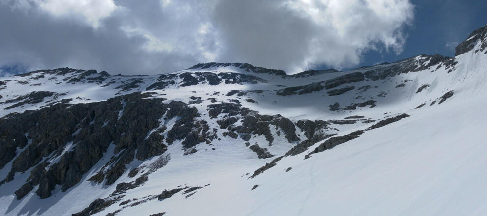 Nordwestflanke des Großen Pleißlingkeils