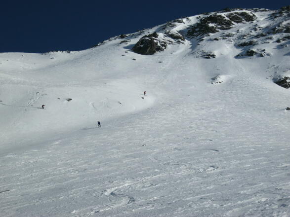 Super Abfahrtsgelände in den Frommgrund