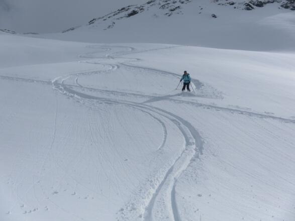 hindernisfreie Abfahrtshänge