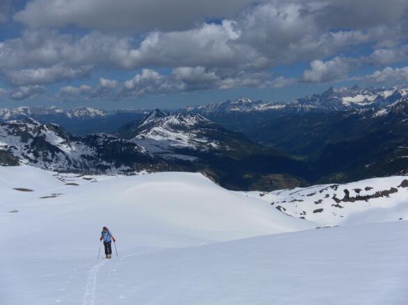 Abflachung über dem Pleißlingkessel