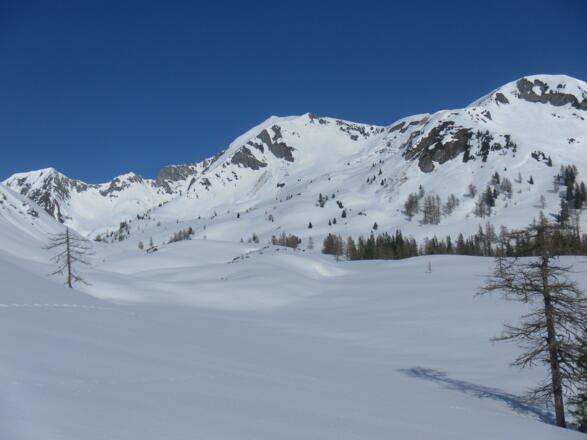 Gnadenkar, zentral die Steinfeldspitze