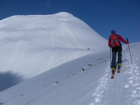 Zirmkogel vor der Klammscharte