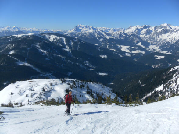 Gratrücken mit Blick zu Gerzkopf, Hochkönig und Tennengebirge