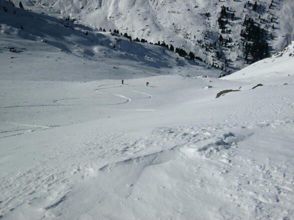 Super Abfahrtsgelände in den Frommgrund